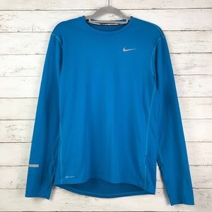 Nike Running Dri Fit Mens Small Long Sleeve Shirt